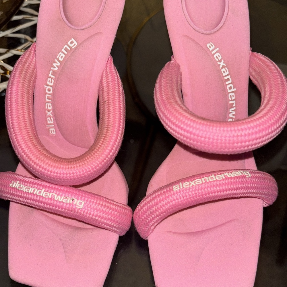 Alexander Wang Pink Sandals Chic Minimalist Style